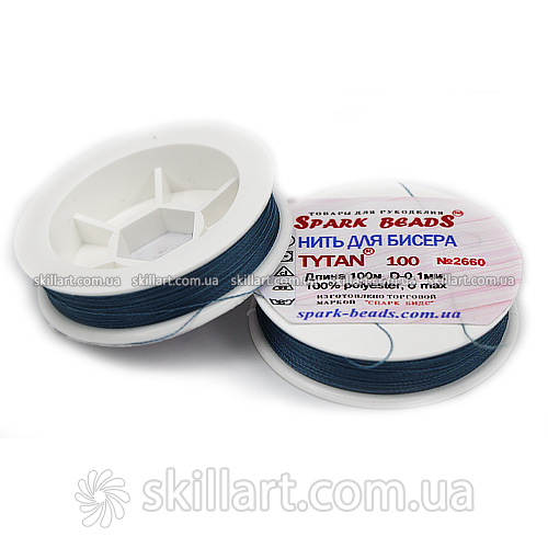 Нитки для бисера Tytan 100 Spark Beads (100м)